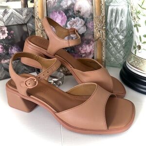 Camper Kora Ankle Strap Sandal - Beige